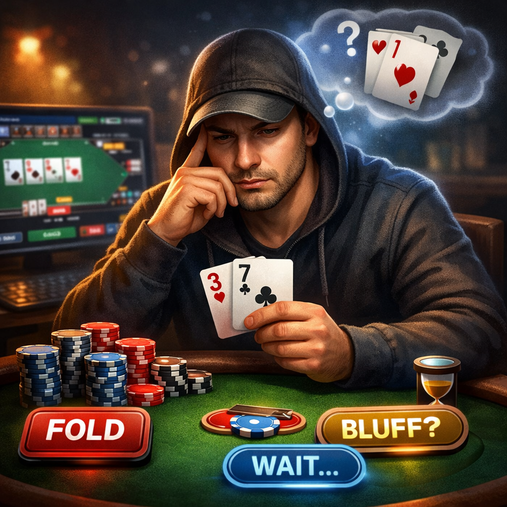 Poker Online: Strategi Saat Kartu Jelek